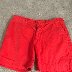 Red shorts size 34